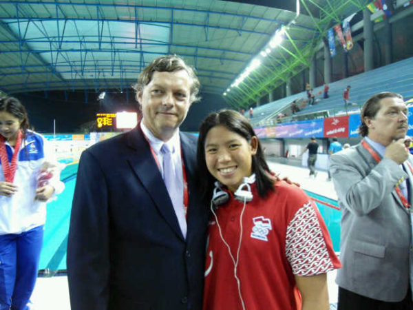 60.with President of CMAS in SEA Games'11 @Palembang